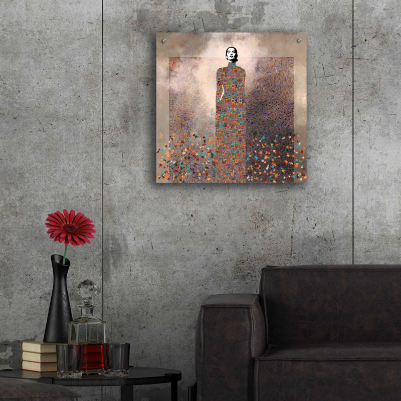 'Esta es mi Musica by Jose Cacho Acrylic Glass Wall Art, 24" H x 24" W x 0.2" D