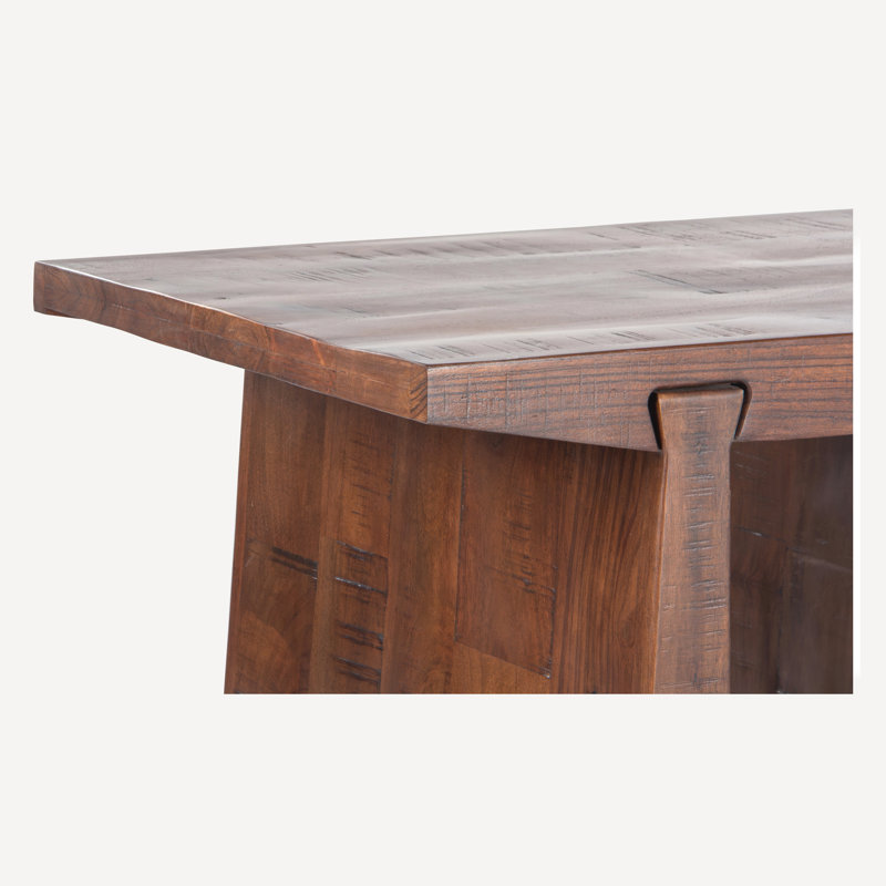 Table d'appoint en bois récupéré Janke - rustique