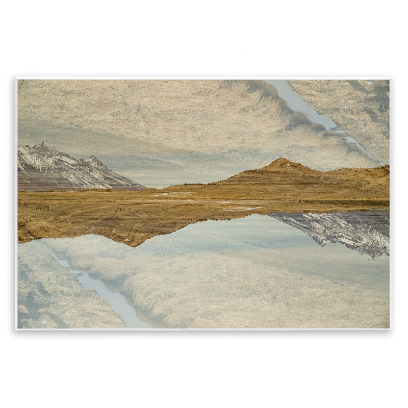 Plaque murale Reflecting Prairie Scenery, design par Robin Vandenabeele, H 10 po x l 15 po