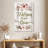 Floral Welcome On Wood Wall Sign-303050166