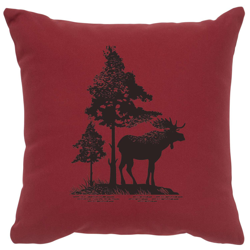 Coussin Wooded River Image - Orignal - coton albâtre, Albâtre