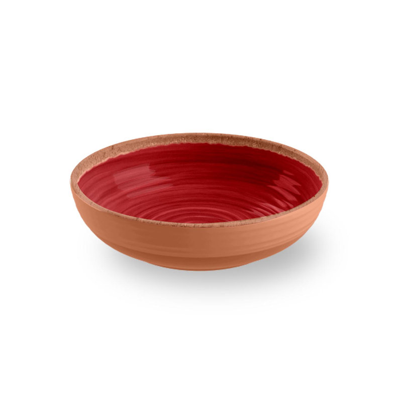 Sumlin Melamine Salad Bowl, Red