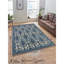 Tapis bleu à motif cachemire Alexandrea-1936303241