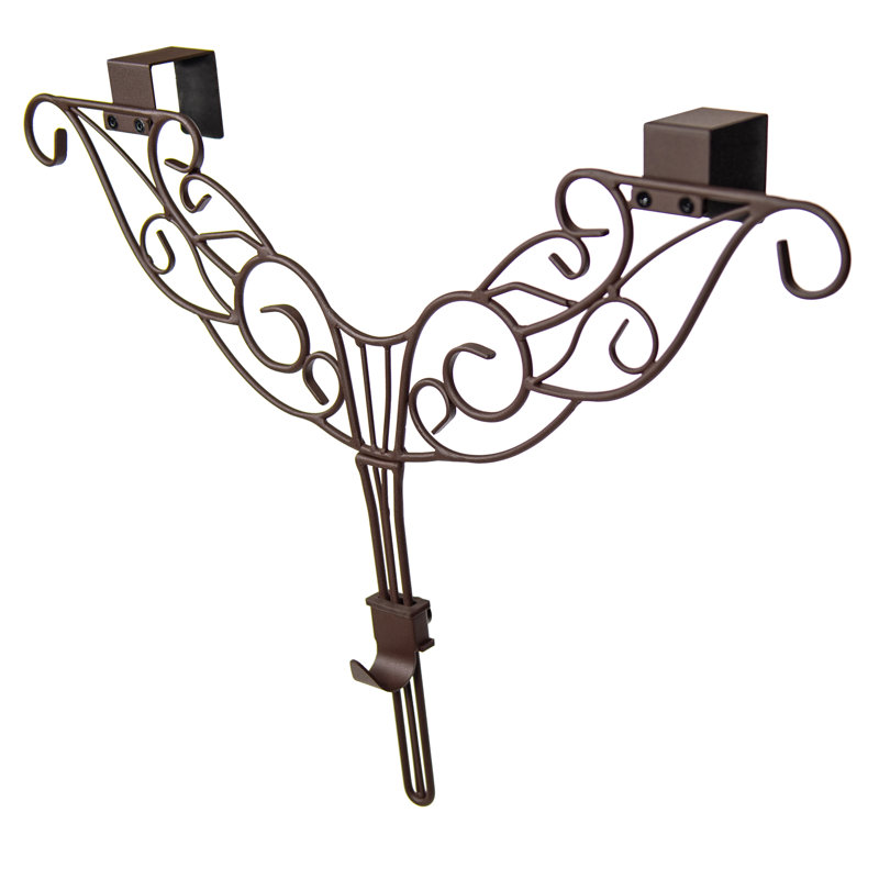Cintres de porte d'entrée avant, Brun, H 12,5 po x l 24 po x P 1,75 po