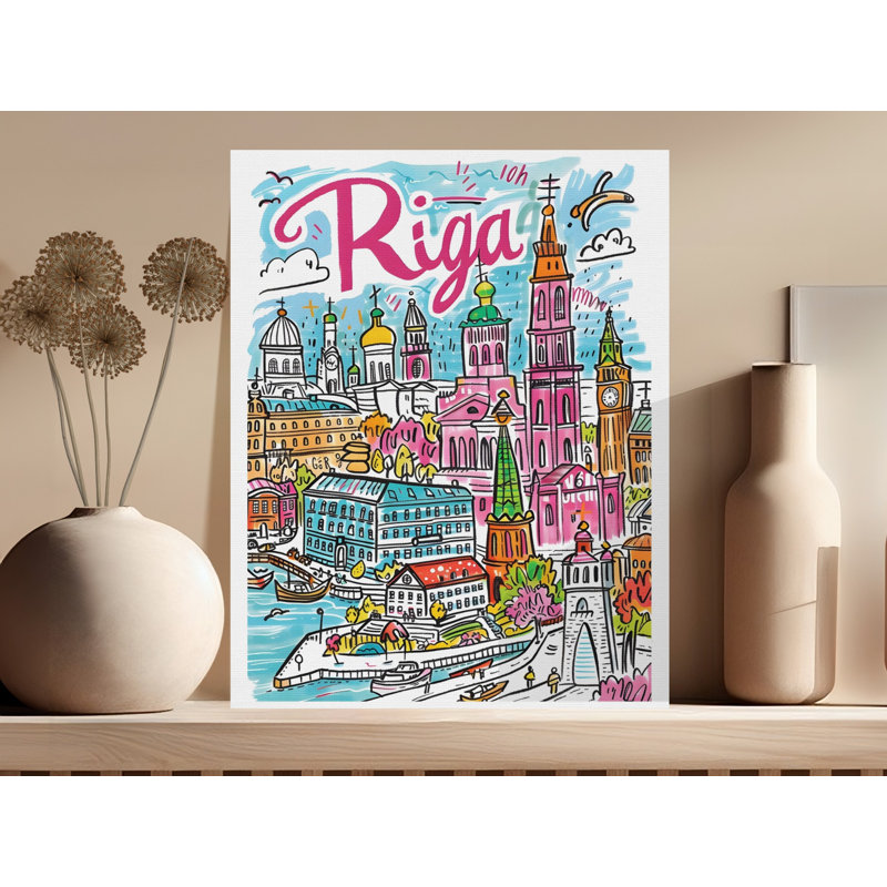 Drews Wrapped Canvas Print Set, 20x24
