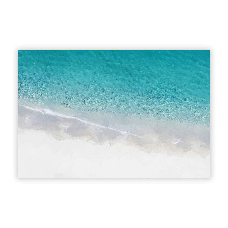 Tropea Beach in Calabria Italy - Frameless Print, 59.4 cm H x 84.1 cm W