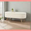 Banc de rangement avec repose-pieds ovale Luxury-7205800