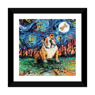 " Starry Bulldog " by Aja Trier