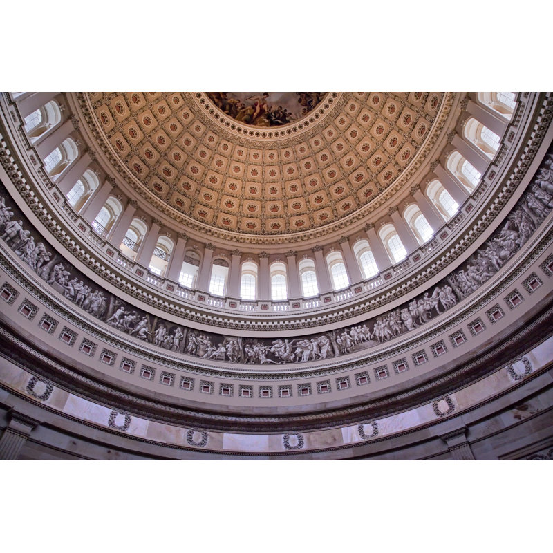 US Capitol Dome Rotunda by Bpperry - Wrapped Canvas Print, 51cm H x 76cm W