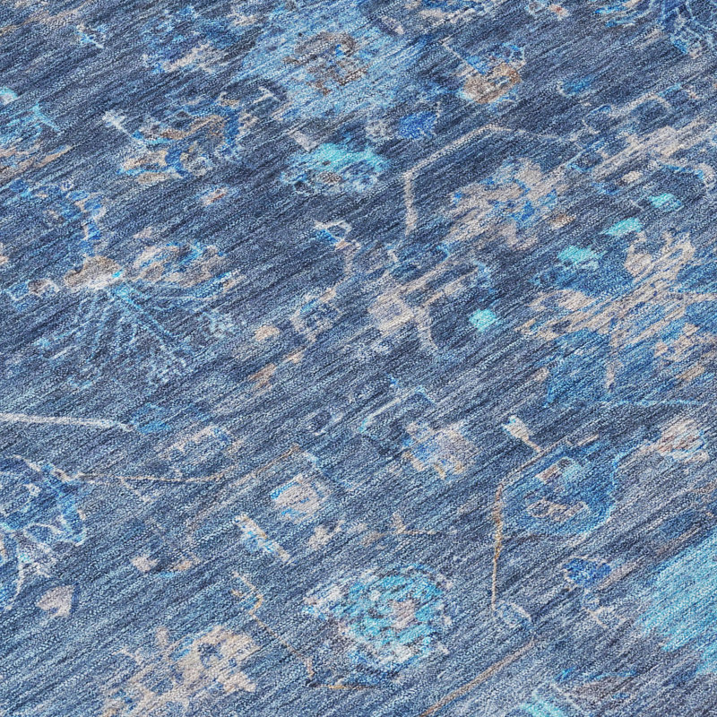 Machine Washable Indoor/Outdoor Hashlamoun ACN2323 Global Rug, Rectangle 1'8" x 2'6"