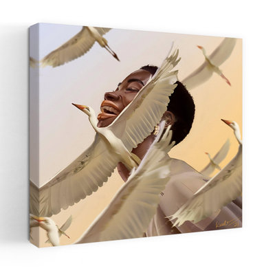 Joy Contemporary Bird Art