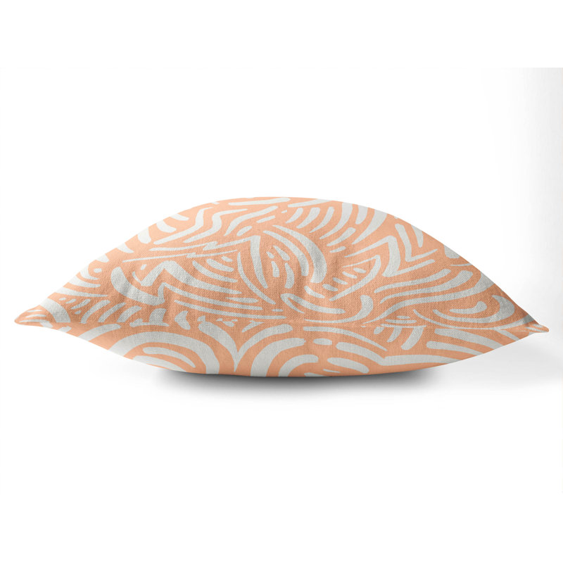 Coussin Cozy Swirl Peach, H 26 po x l 26 po