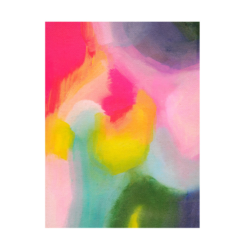 Art mural sur toile tendue - Grace Popp «Sunset Punch I» pour décoration de salon, de chambre à coucher ou de bureau - 35 x 47