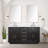 Abbey 60 in W x 22 in D Double Bath Vanity, Chrome Faucet Set-112686443-112686441