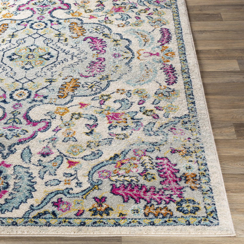 Tapis gris Shebaka, Rectangle 7 pi 10 po x 10 pi 3 po