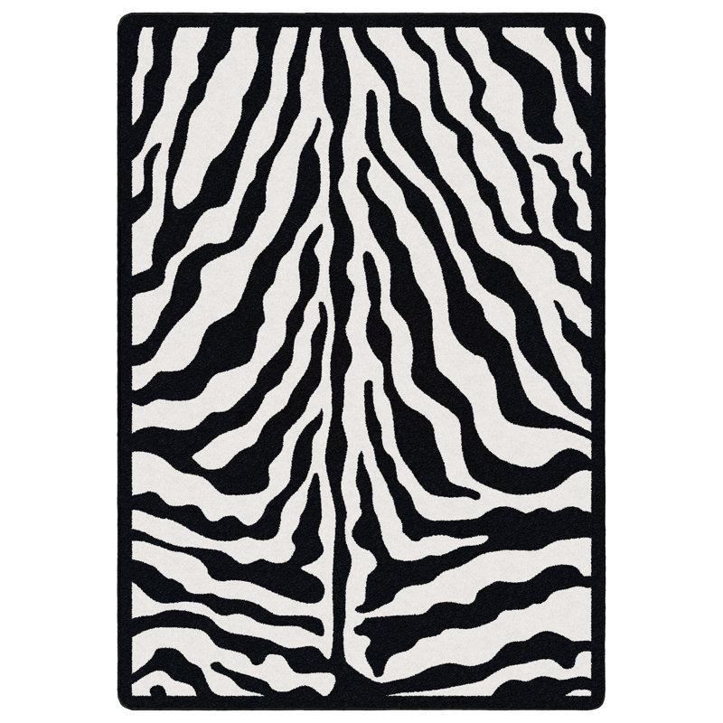 Tapis zébré Alminus, Rectangle 5 pi 4 po x 7 pi 8 po