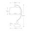 Mericle Metal Arched Lamp