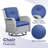 Schutt 3 Piece Outdoor Wicker Seating Group with Rocking & Swivel Chairs and Cushions-1556926219