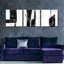 «White To Black Abstract II», reproduction sur toile-93059175