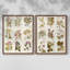 Antique I Grid I-Premium, reproduction encadrée - prêt à être accroché - aucun clou requis - aucun clou requis-1462011115-1462011119