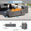 Table de foyer d'extérieur au gaz propane de 12,6 po x 42 po Joycie-1903263266