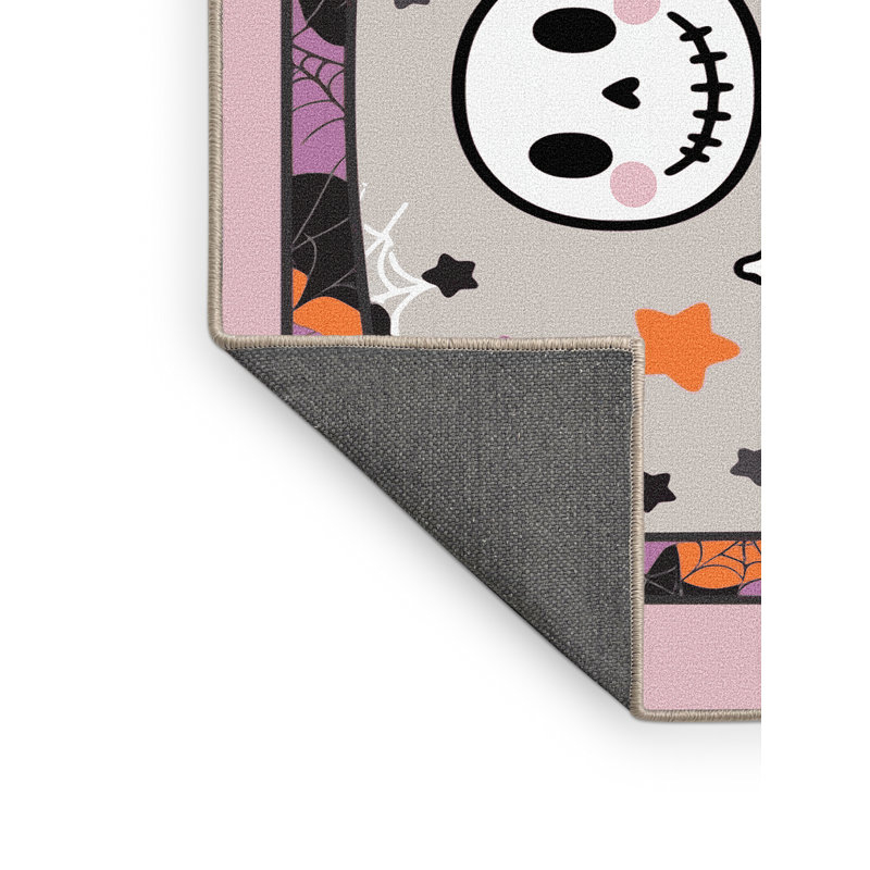 Tapis de vacances d'Halloween The Holiday Aisle®, Rectangle 7 pi x 9 pi