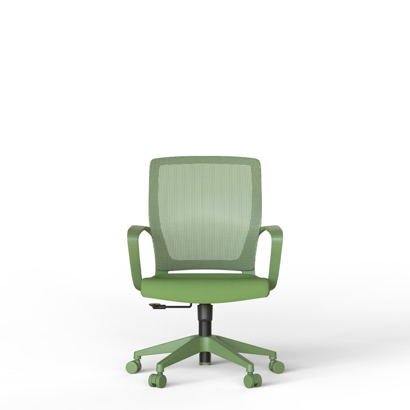 Chaise de bureau colorée, supportant 159 kg, idéale pour le télétravail ou le travail à domicile, avec dossier en maille.
