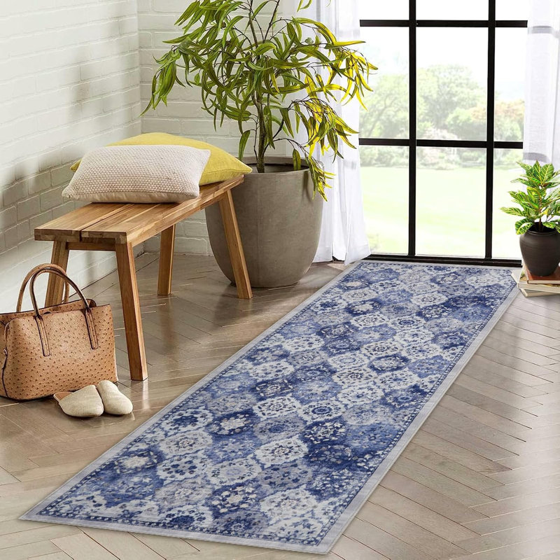 Level Loop Roll Out Polyester Carpet Tile, Runner 60 x 180 cm