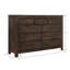 Commode brune à 9 tiroirs
