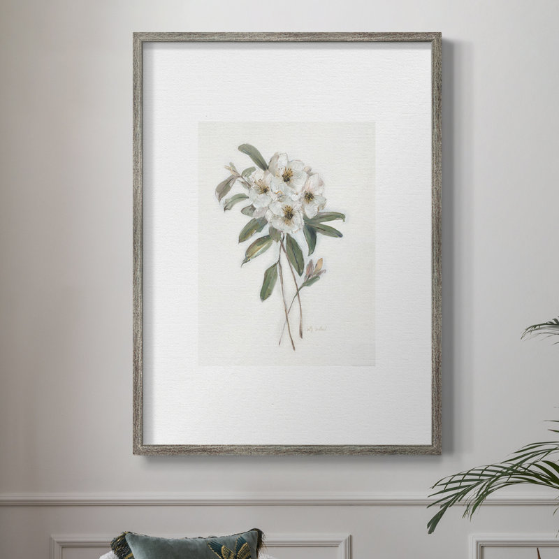 Mountain Laurel I, reproduction encadrée - bois massif 50790, H 21 po x l 17 po