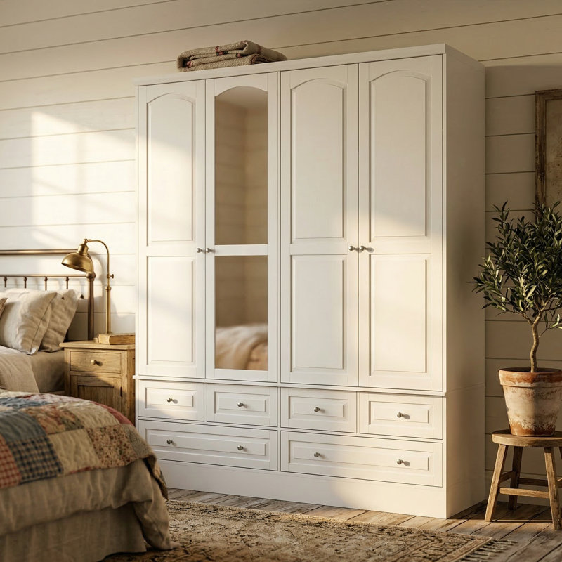 63”W Large Wardrobe