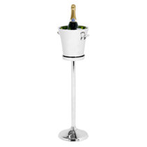 Large Champagne Glass Premium Aluminum Free Standing Nickel Plated Wine  Chiller | Wine Coolers & Cellar With Ice Bucket | Kitchen & Bar Wares |  Nagina