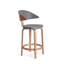 Fila Upholstered Stool with Solid Wood Frame-1128834858