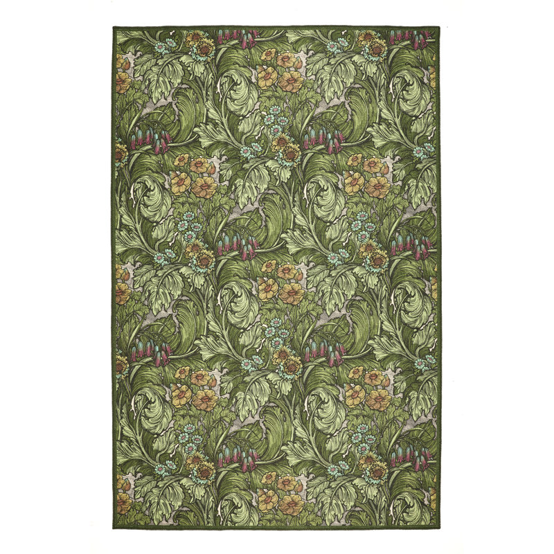 Geometric Digitally Printed 100% Polyester Area Rug, Rectangle 152 x 230 cm