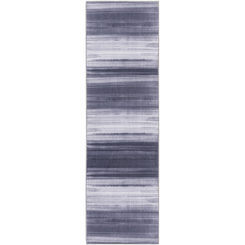 Striped Area Rug, Runner 66 x 229cm