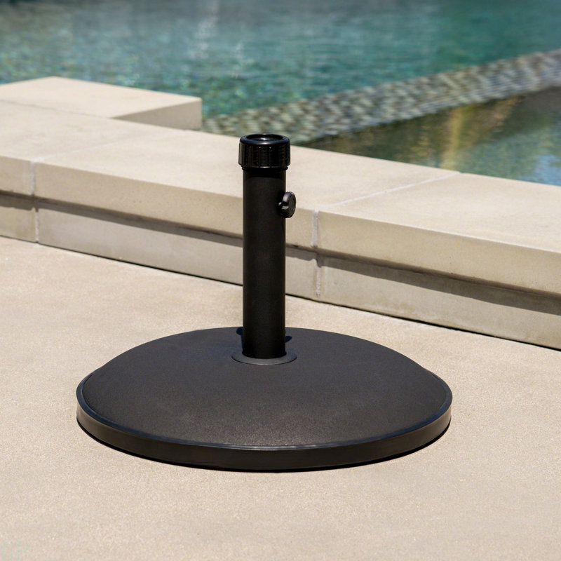 Porte-parapluie rond 55 lb, Noir
