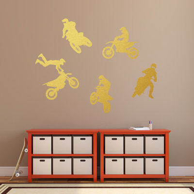 Adhésif décoratif motocyclette tout-terrain