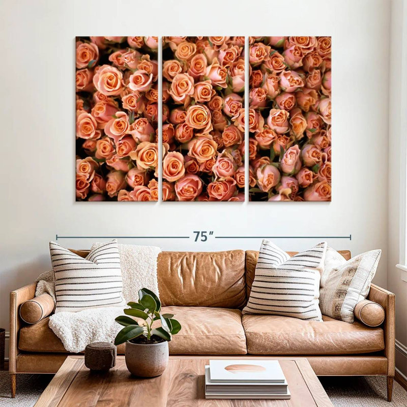 Harnek roses roses au marché Albert Cuyp, H 42 po x l 65 po