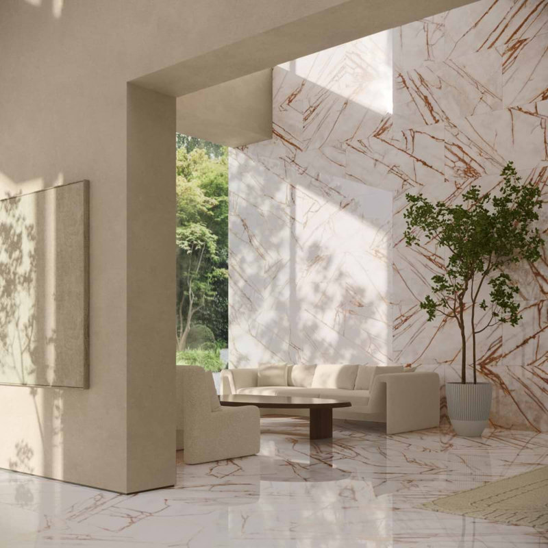 Marfino 24 In. X 48 In. Marble Look Matte Porcelain Floor And Wall Tile (15.49 Sq. Ft. / Case), Imperiale White