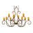 Kaliel 10 - Light Dimmable Geometric Chandelier