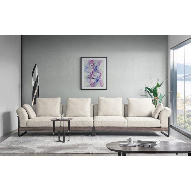 Winding Shapes Print by Angel Estevez, 24" H x 30" W, Black Framed Paper