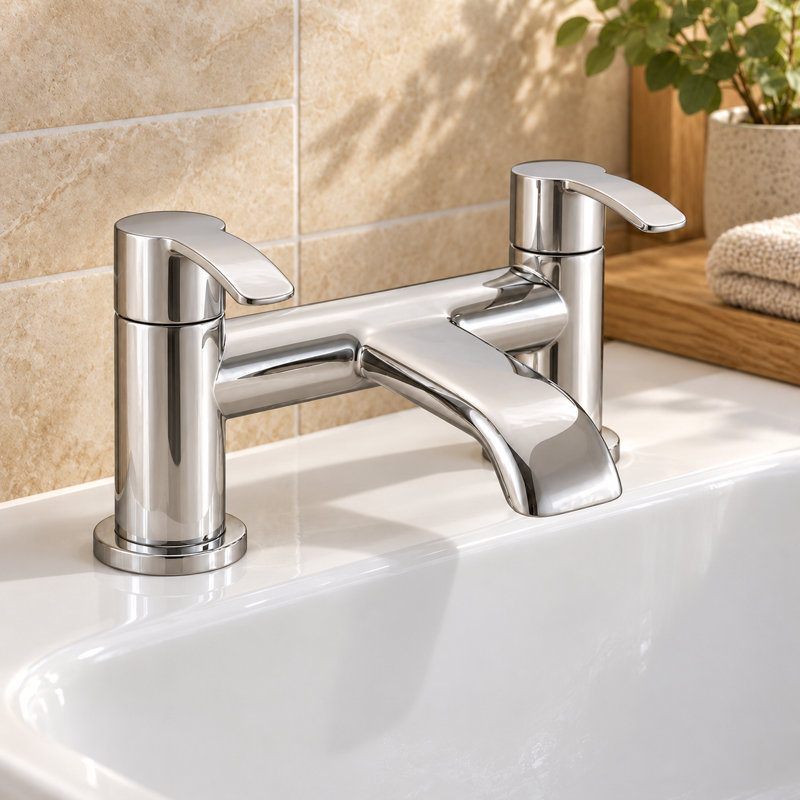Hollow Deck Bath Shower Mixer Bath Filler
