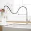 Robinet de cuisine avec douchette extractible en acier inoxydable-118543446