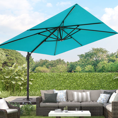 Setareh 10x10' Cantilever Umbrella with a Base