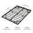 Floating Metal Bed Frame with LED Lights and Charging Station-1499429697