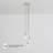 3-light Modern LED Teardrop Crystal Chandelier Switch Dimmable Chrome-248201440-248201441-248201442