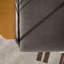 Chaise de patio à pieds en épingle avec coussins en métal et bois Mccluskey-692013654