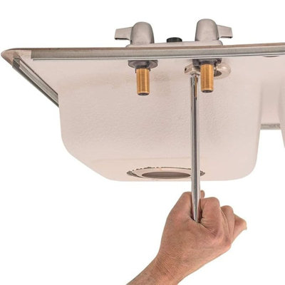 a Wrench Spring-Jaw Basin Wrench
