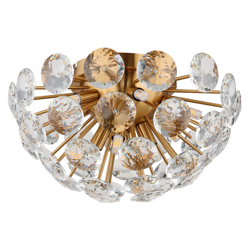 Ayzah Crystal Flush Mount