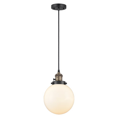 Luminaire suspendu sphère 1 lumière Lorri